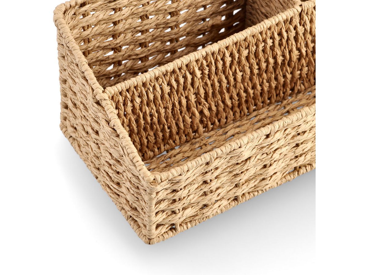 ZELLER Organizzatore di utensili 15213 intrec. carta 25.5x14.2x12x2cm (4003368152134)