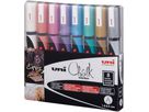 UNI-BALL Chalk Marker 1.8-2.5mm PWE-5M METALLIC 8C 8 Stück ass. (4902778256459)