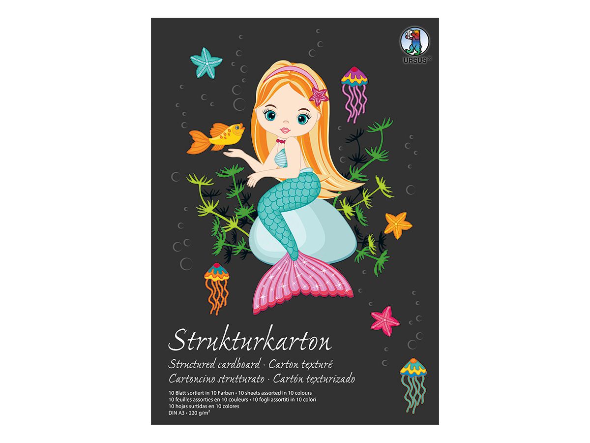 URSUS Cartone struttura A3 3934099SE 220g 10 fogli (4008525233886)