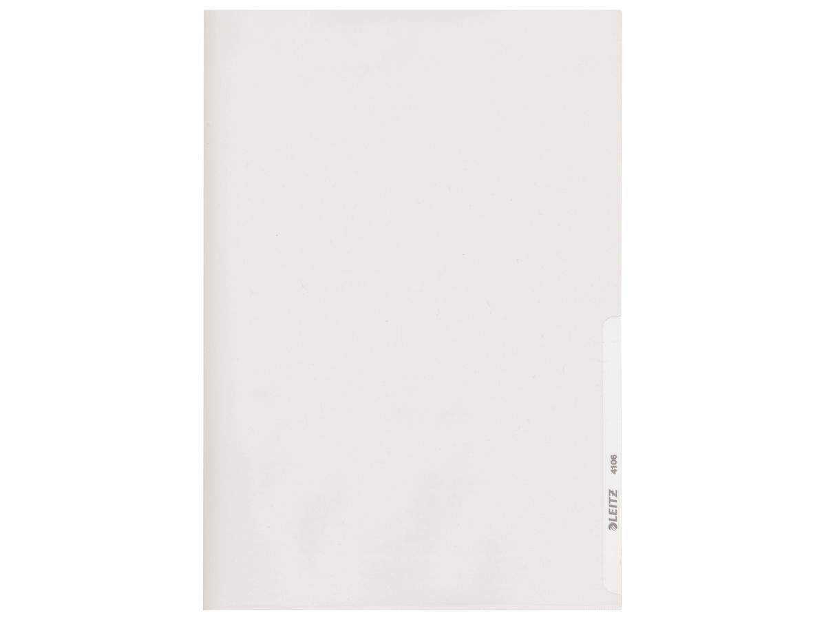 LEITZ Cartelline Premium PVC A4 41060002 chiaro, 0,15mm 100 pezzi (4002432432783)