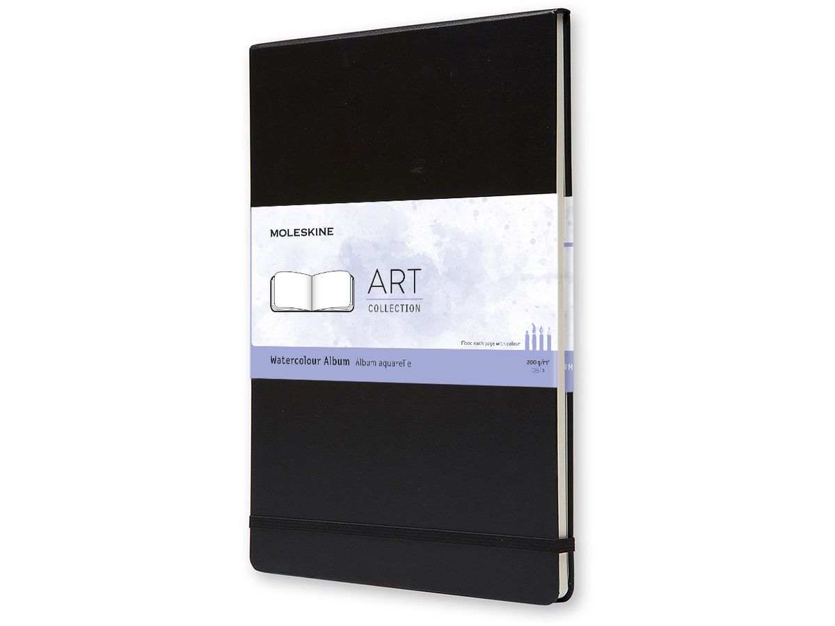 MOLESKINE Album aquarelle A4 194-6 noir (9788862931946)