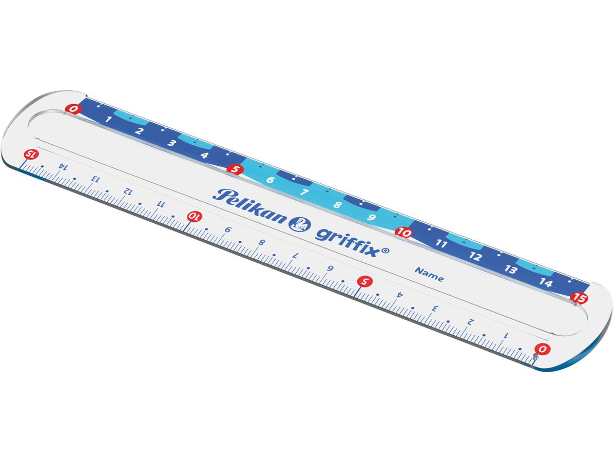 PELIKAN Règle Griffix 15cm 822275 transparent (4012700822277)