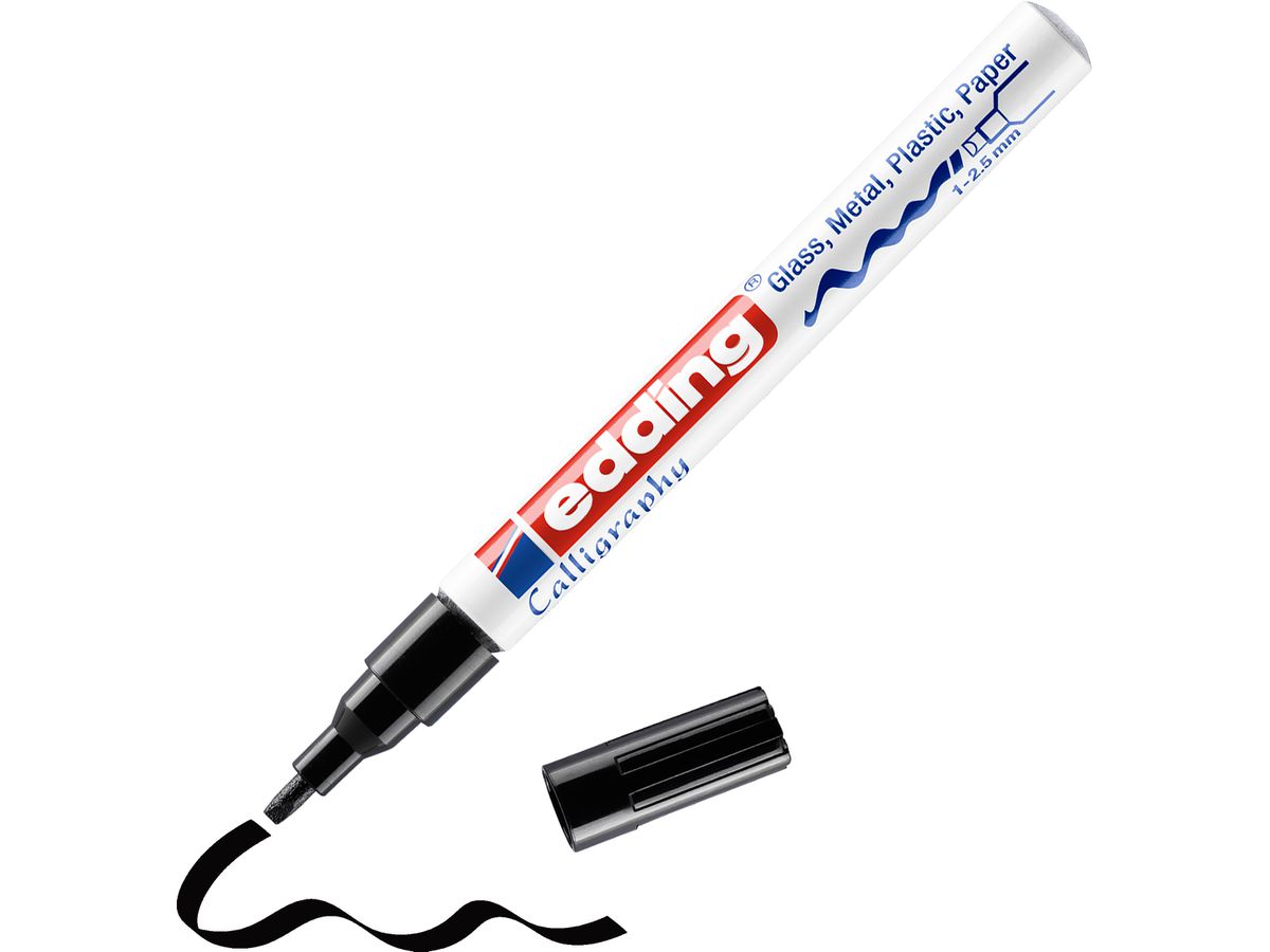 EDDING Lackmarker 753 753 schwarz (4057305016133)