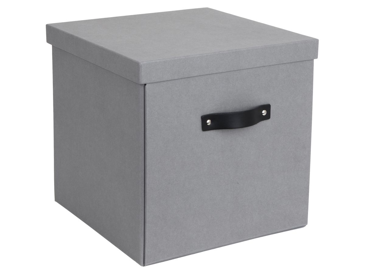 BIGSO BOX OF SWEDEN Boîte de rangement Logan 990154133L03 gris 31.5x31.5x31cm (7330061066855)