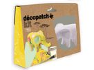 DECOPATCH Set d'art éléphant KIT029C Bogen, Tier, Pinsel, Lack (3609510350437)