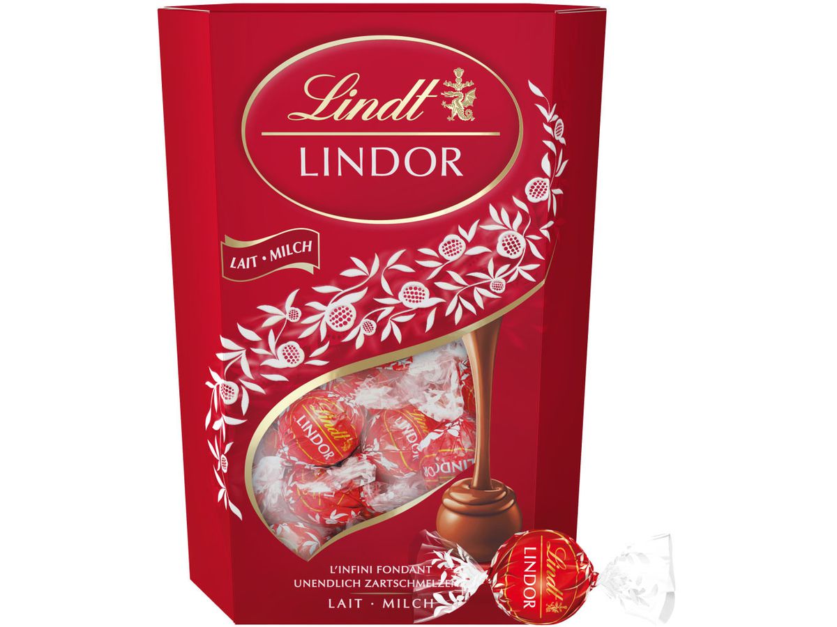 LINDT Lindor Palline 492931 Latte e panna 500g (7610400030335)