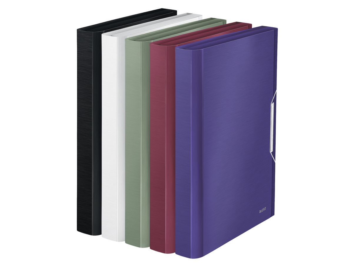 LEITZ Dossier archivio Style PP A4 39570069 Titanium Blu 6 scomp.200 fl. (4002432108138)