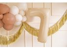 PARTYDECO Folienballon Ziffer 7 72cm FB230P-7-013 beige (5904555035225)