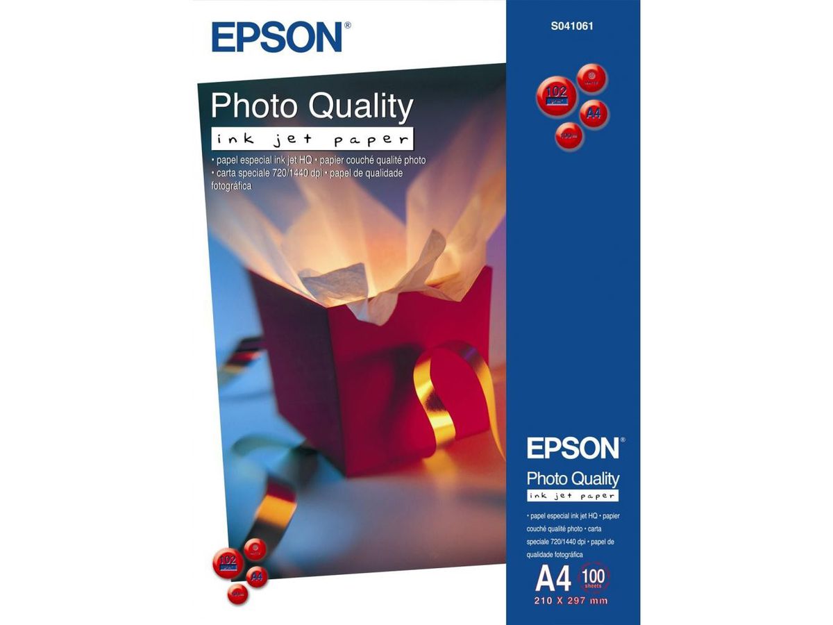 EPSON Photo Paper A4 S041061 InkJet 102g 100 feuilles (0010343812017)