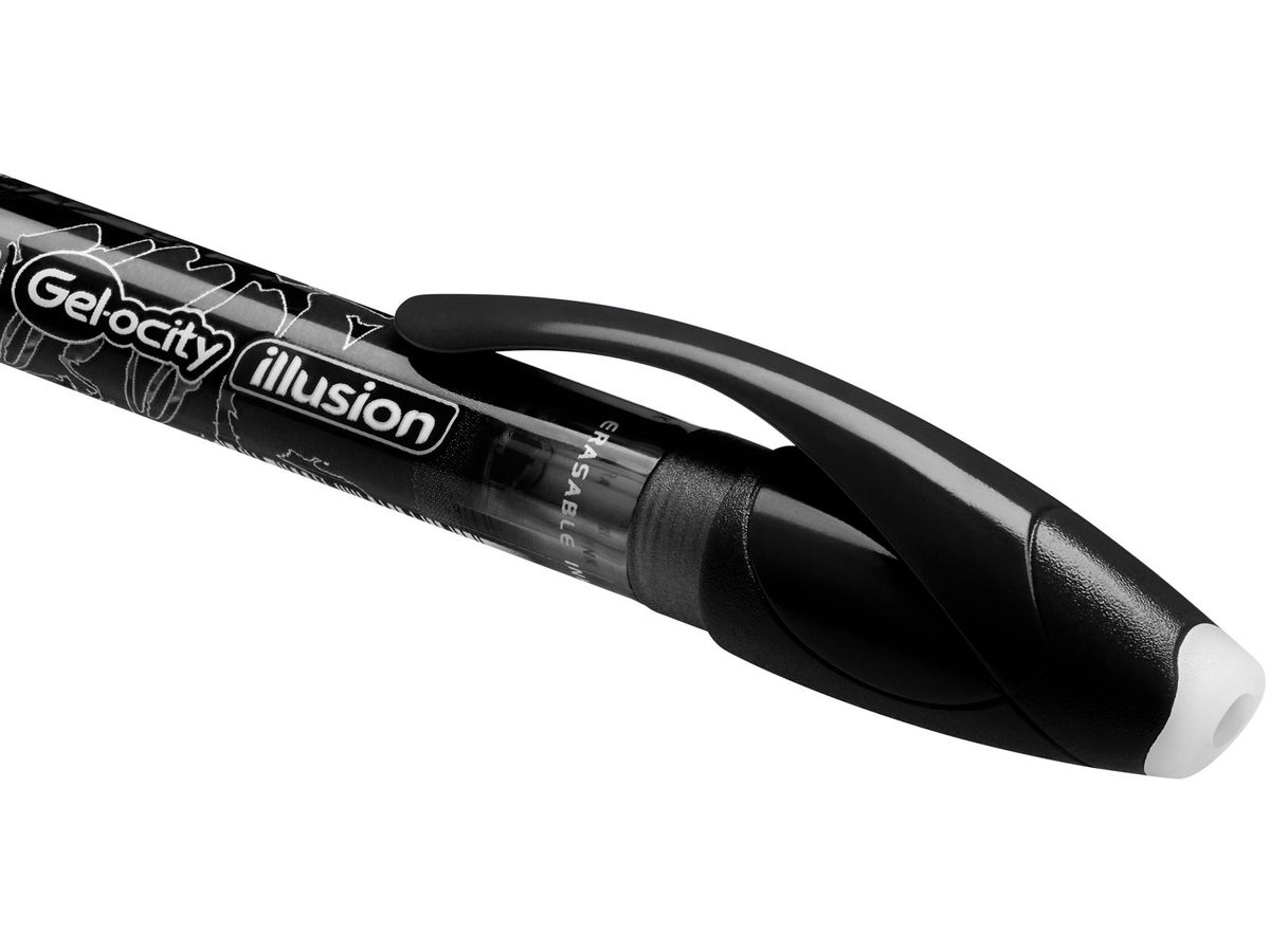 BIC Gel-ocity Illusion 0.3mm 943441 nero, erasable (3086123425965)