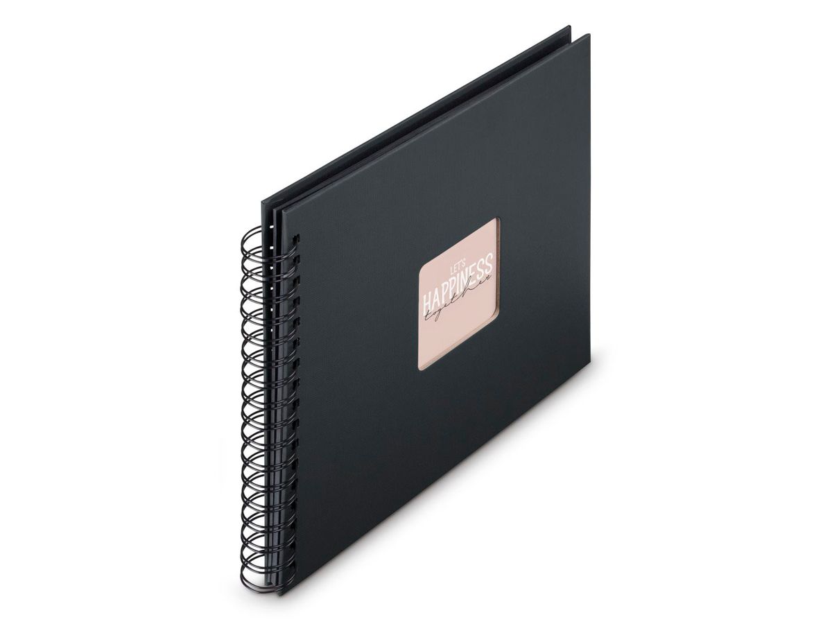 HAMA Album Fine Art 28x24cm 9834 new black 25 pages (4007249098344)