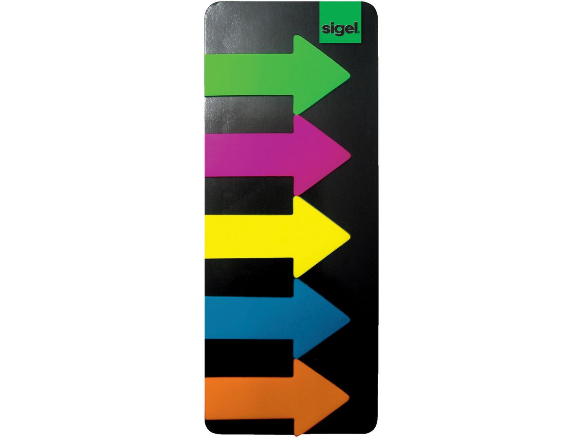 SIGEL Notes 25x45mm HN600 5 colori ass. 125 fogli (4004360908521)