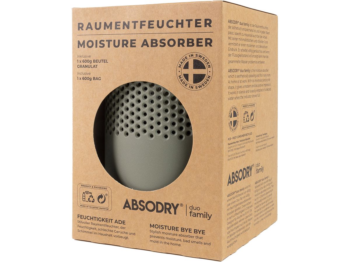 ABSODRY Luftentfeuchter Duo Family 456.85942300 grün (7350000859423)