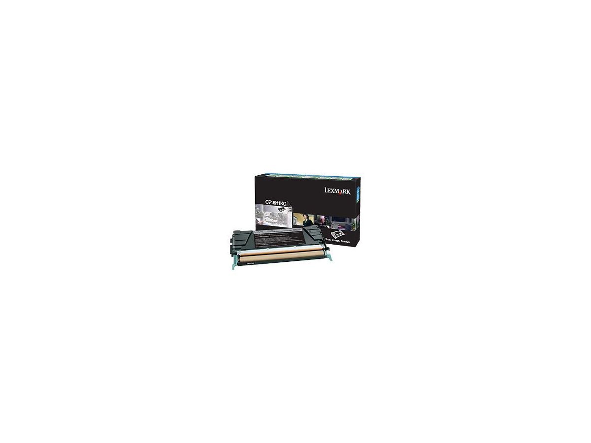 LEXMARK Modulo di toner return nero C746H1KG C746/C748 12'000 pagine (0734646319744)