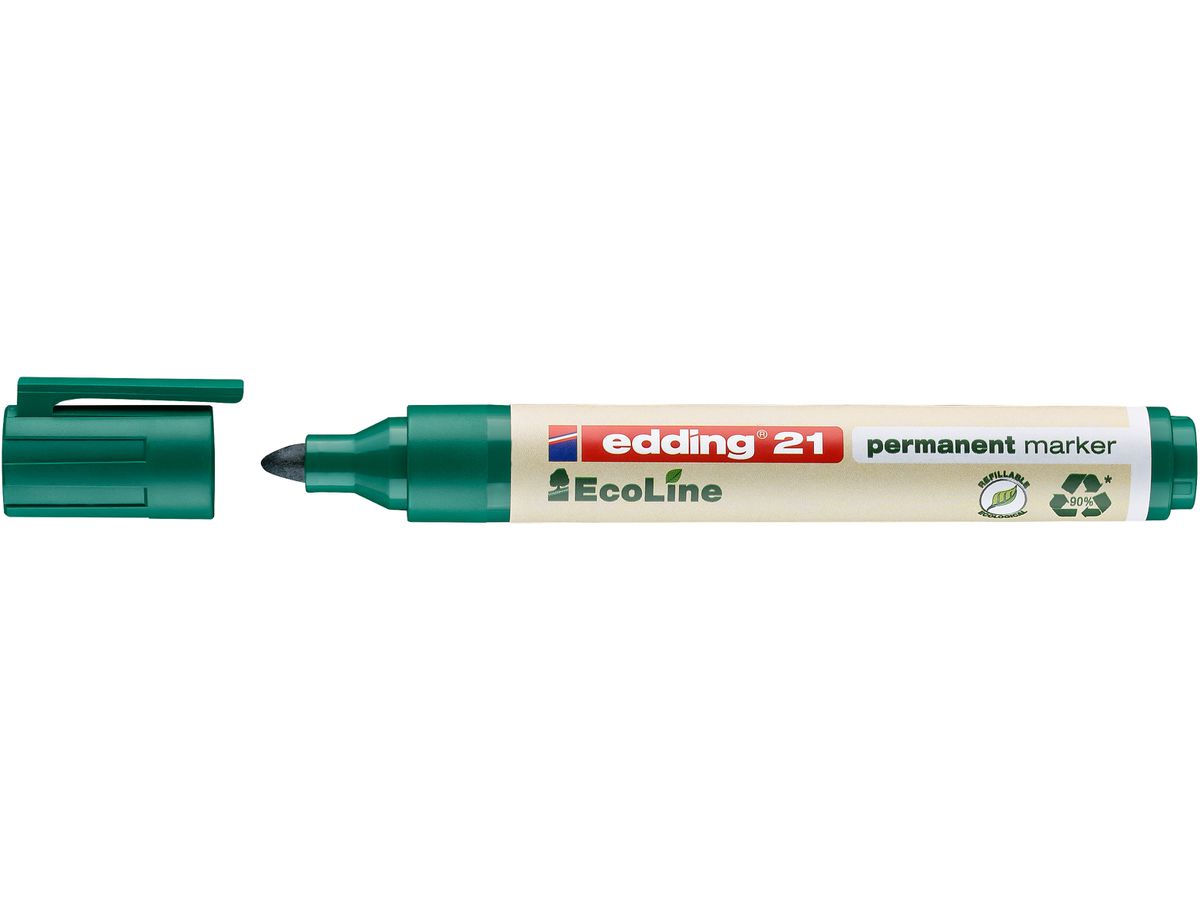 EDDING Permanent Marker 21 1.5-3mm 21-4 grün (4004764917877)