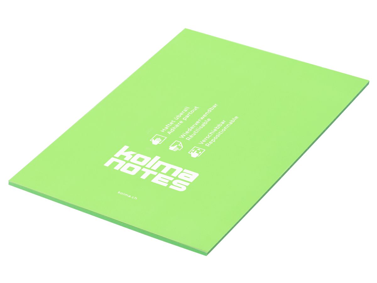 KOLMA kolma NOTES A5 13.005.01 1x50 Blatt grün (7611967130063)