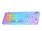 DELTACO TKL Gaming Keyboard mech GAM-160-T-CH transparent RGB CH-Layout (7333048064042)