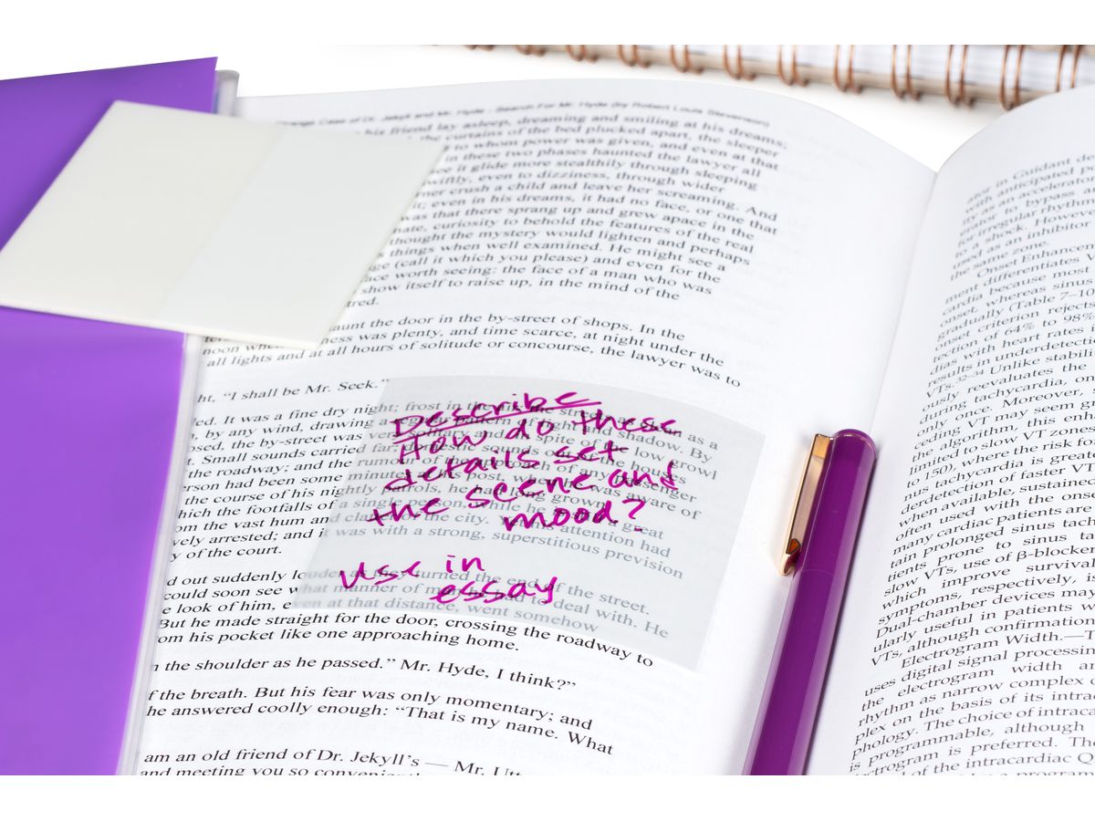 POST-IT Bloc-notes transpar. 73x73mm 600-TRSPT 36 flls. (0638060858684)