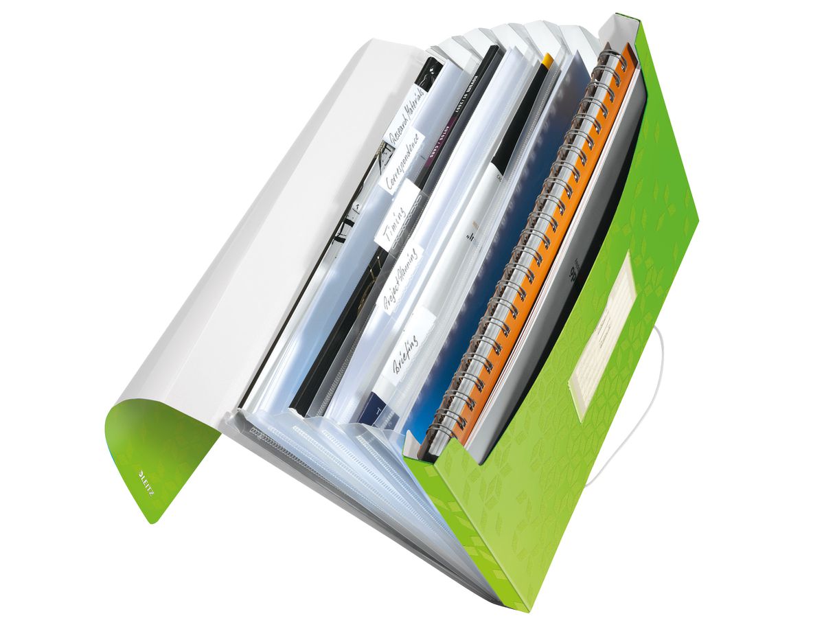 LEITZ Cartella progetto WOW A4 45890054 verde (4002432123339)