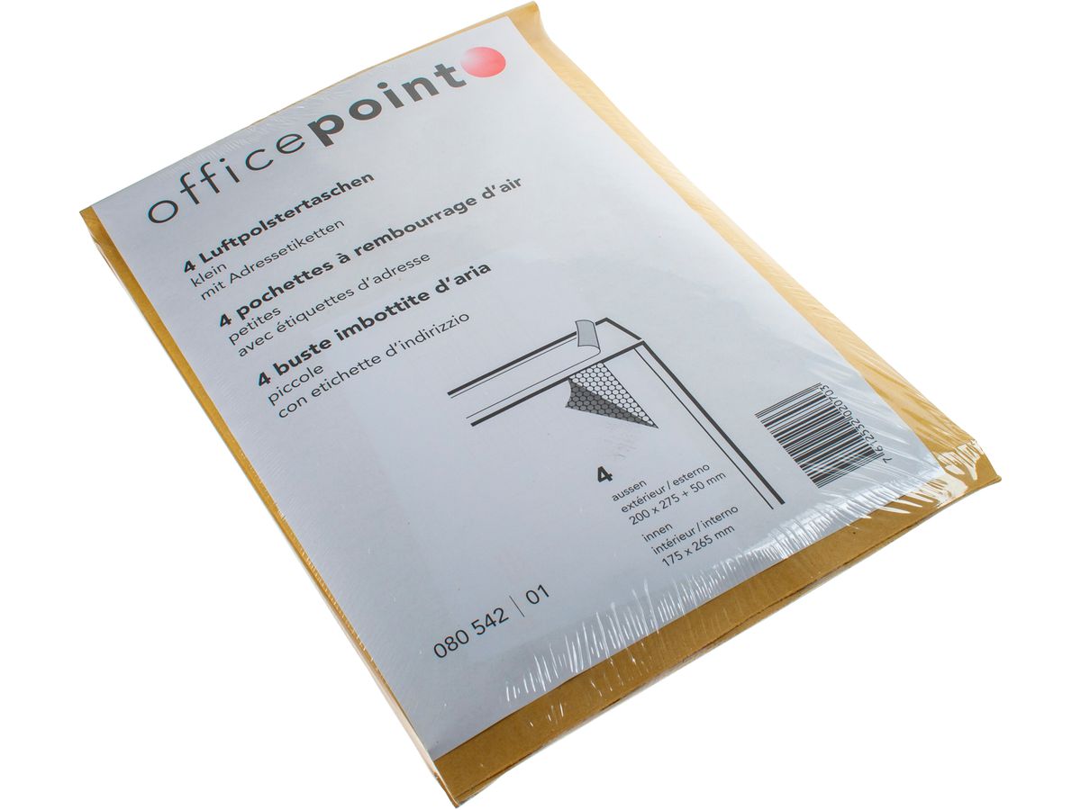 NEUTRAL Luftpolstertaschen klein 4er KLEIN (7612532020703)