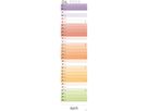 HEYE Monatsplaner Bunte Wochen 2026 23471+26 1M/1S DE 16x69.5cm (9783756412068)