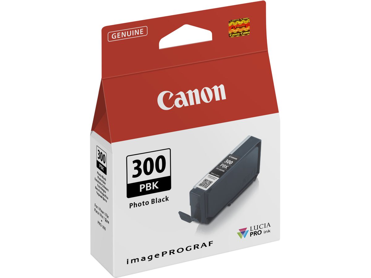 CANON Cartouche d'encre photo noir PFI-300PBK iPF PRO-300 14.4ml (4549292158816)