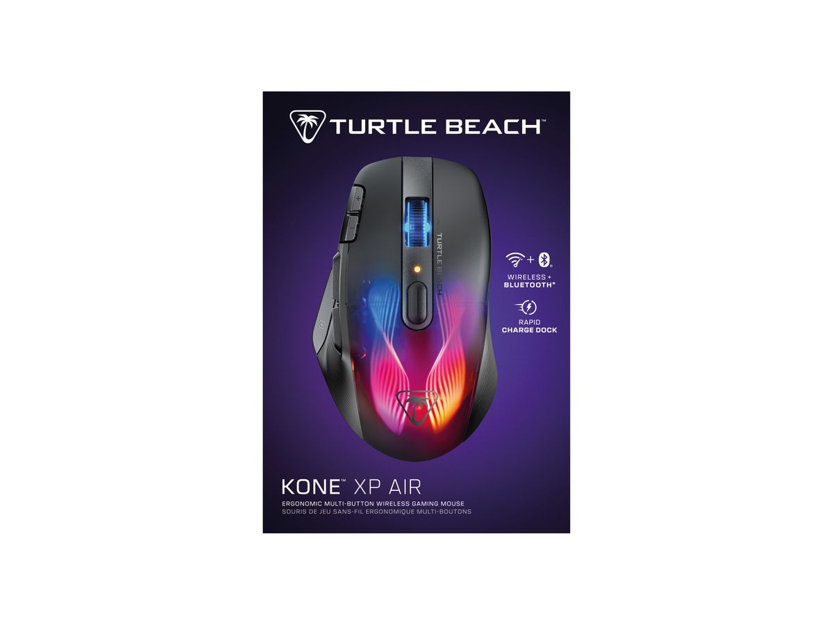 TURTLE BEACH Kone XP Air TBM-1101-05 Gaming Mouse, Black (0731855711000)