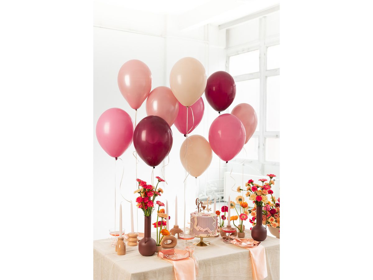 PARTYDECO Ballons 30cm ZBL2 rouge, assortis 10 pièces (5904555046337)