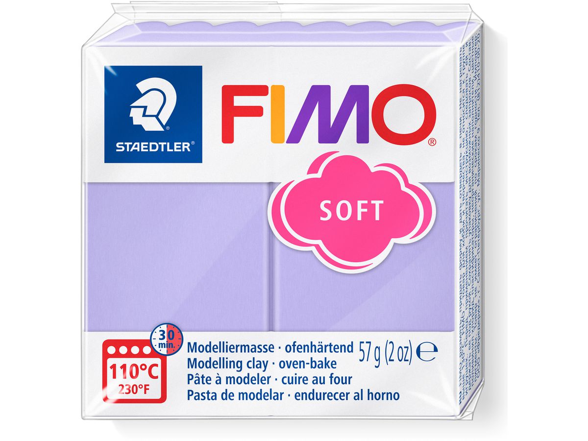 FIMO Set modellazione Effect 57g 8020-605 lilla pastello (4006608005566)