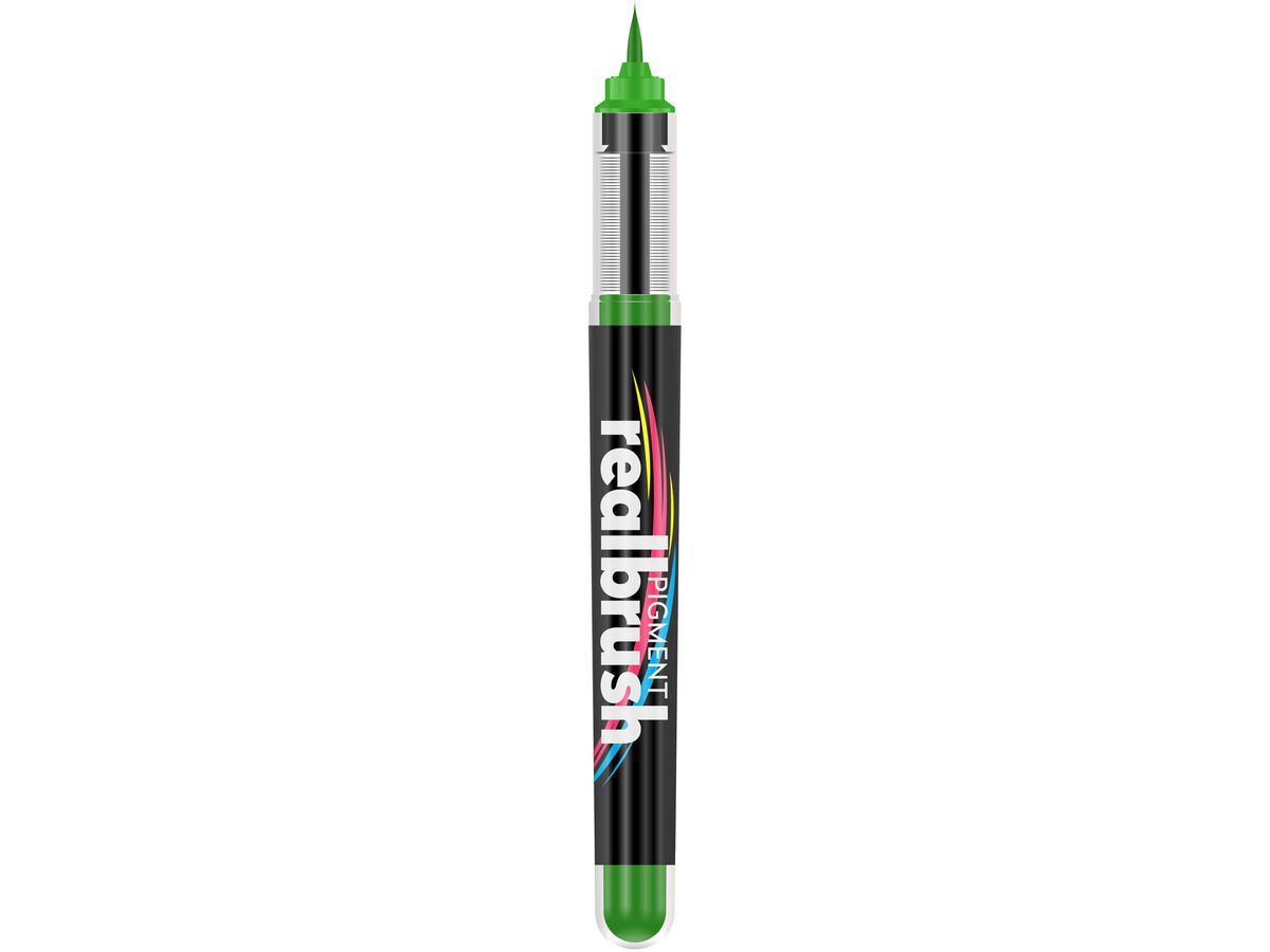 KARIN Real Brush Pen 0.4mm 33Z361 Pigment, erba (5904446032265)