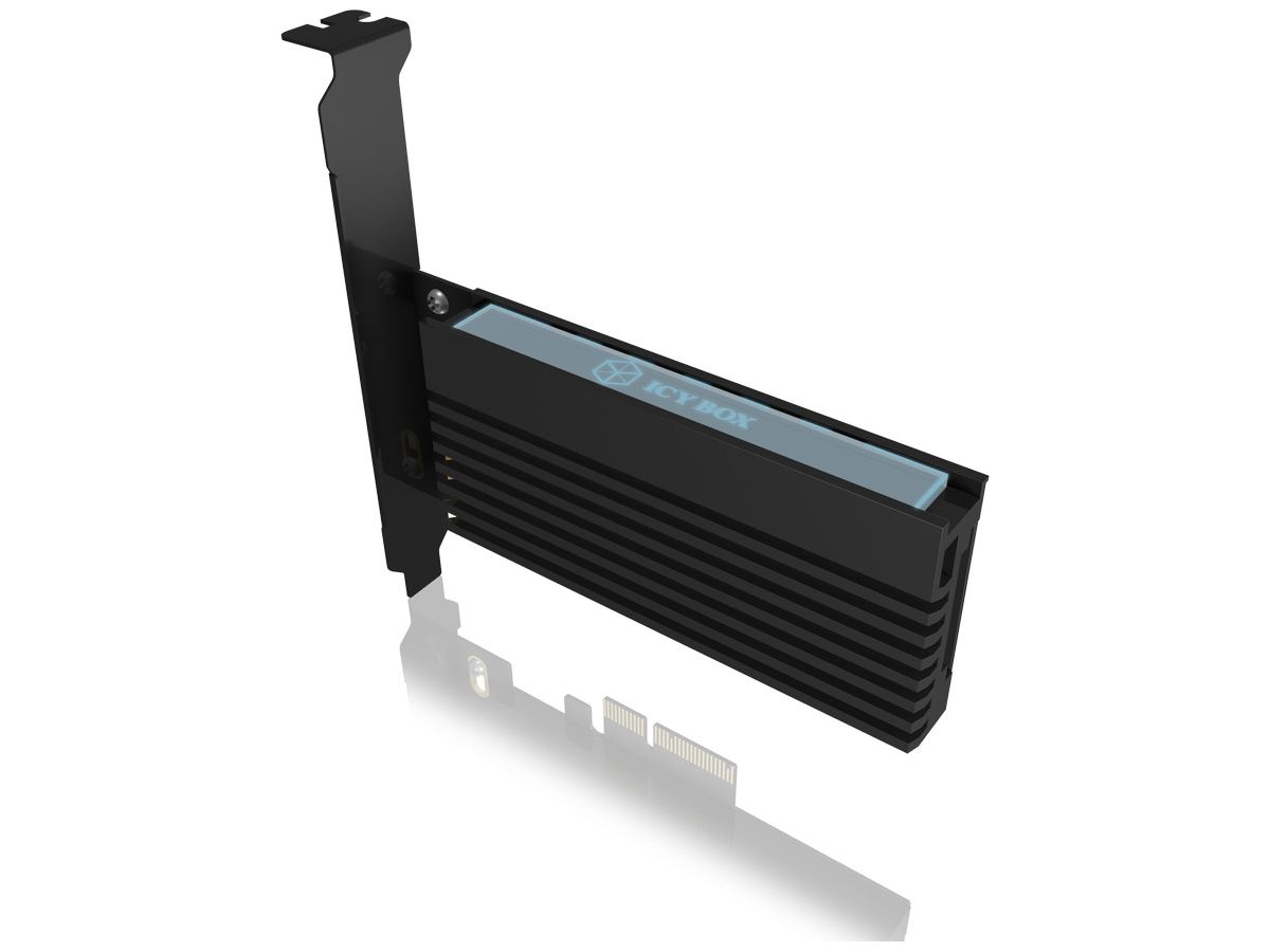 ICY BOX PCIe-Karte, 1x M.2 PCIe NVMe IB-PCI214M2-HSL SSD PCIe 4.0 (4250078167242)