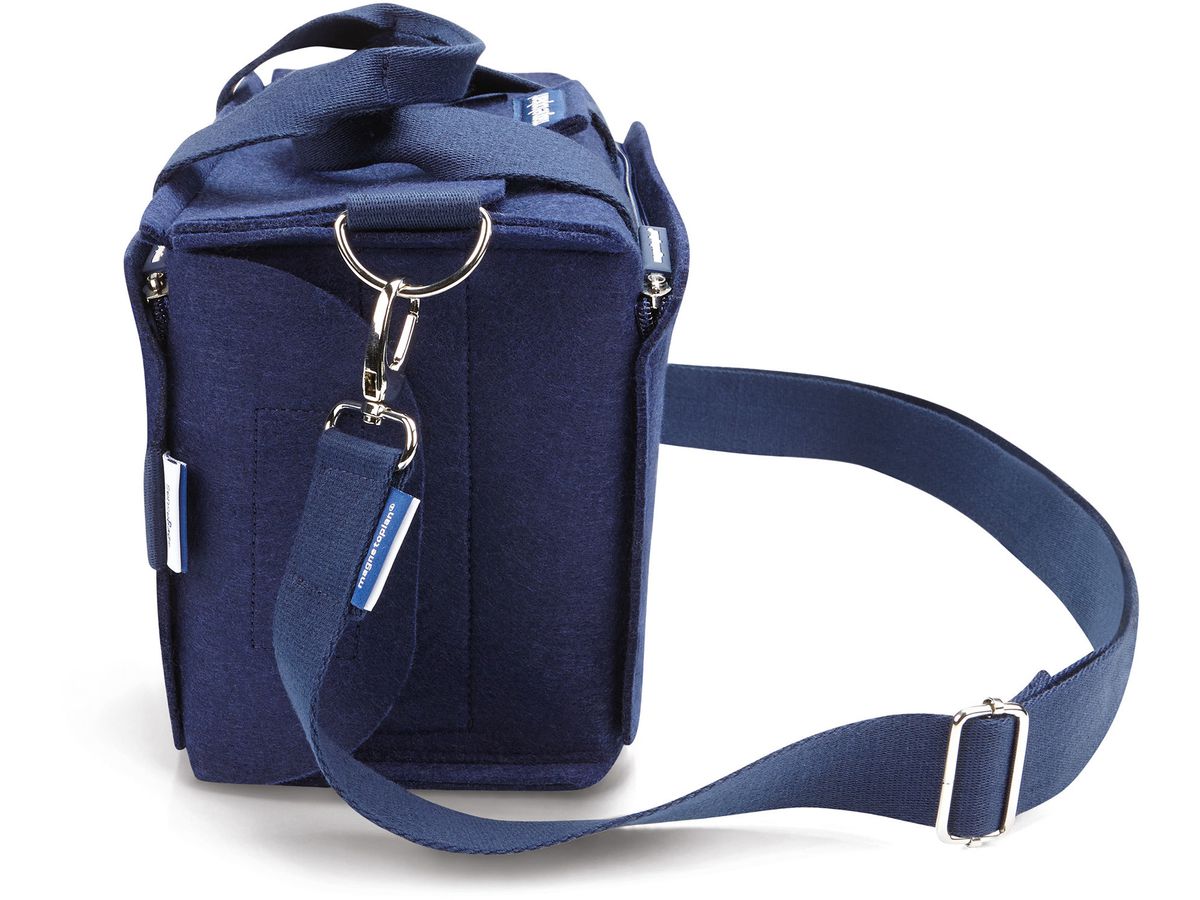MAGNETOPLAN Moderatorentasche ecoAware 11123 blau, Filz, inkl. Zubehör (4013695064574)
