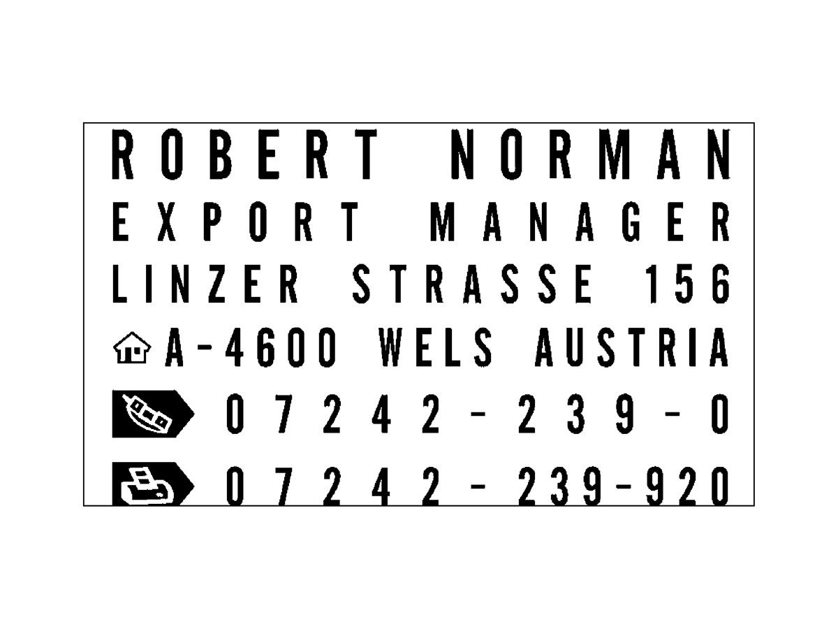 TRODAT Timbro Typomatic 5253 set (9010035202530)