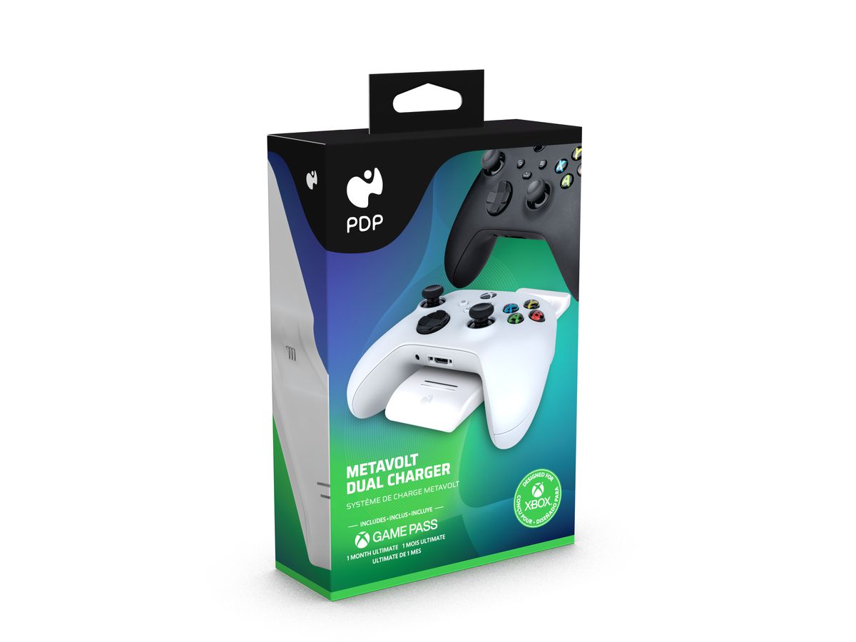 PDP Metavolt Dual Charger 049-009-WH Xbox SeriesX, White (0708056069421)