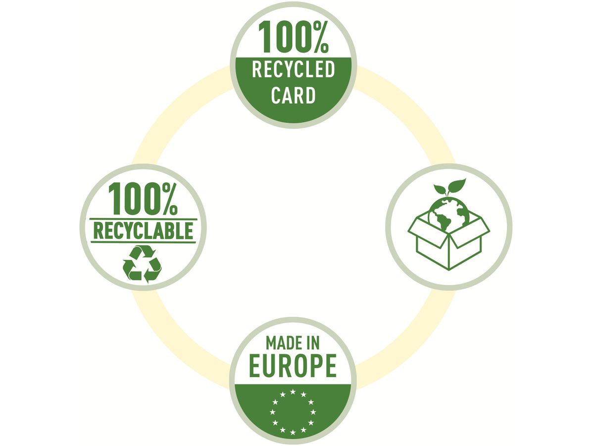 ESSELTE Vaschetta potadoc. Home Cube 628289 365x320x315mm, grigio 3 pz (4049793072340)