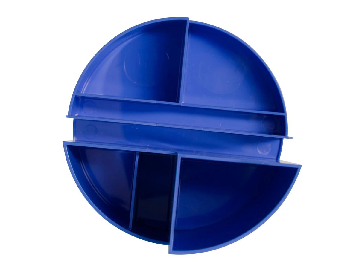 MAUL Rundbox 6.35 blau 6 Fächer (4002390006316)