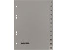 NOVOOO Répertoires PP A5 40977 gris 1-12 (9010729032238)
