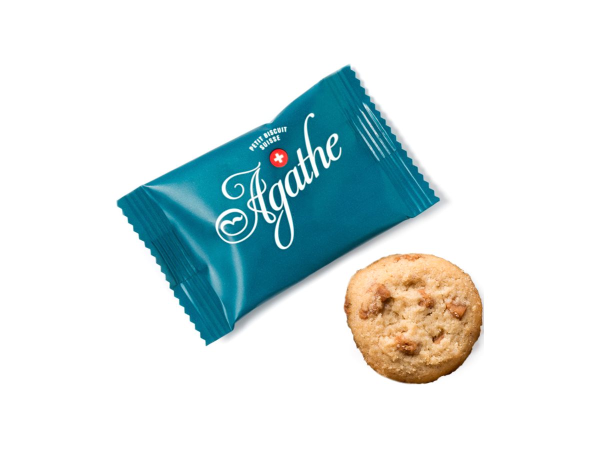 AGATHE Sablés au caramel 412 2kg, 255 pcs. (7611736004120)