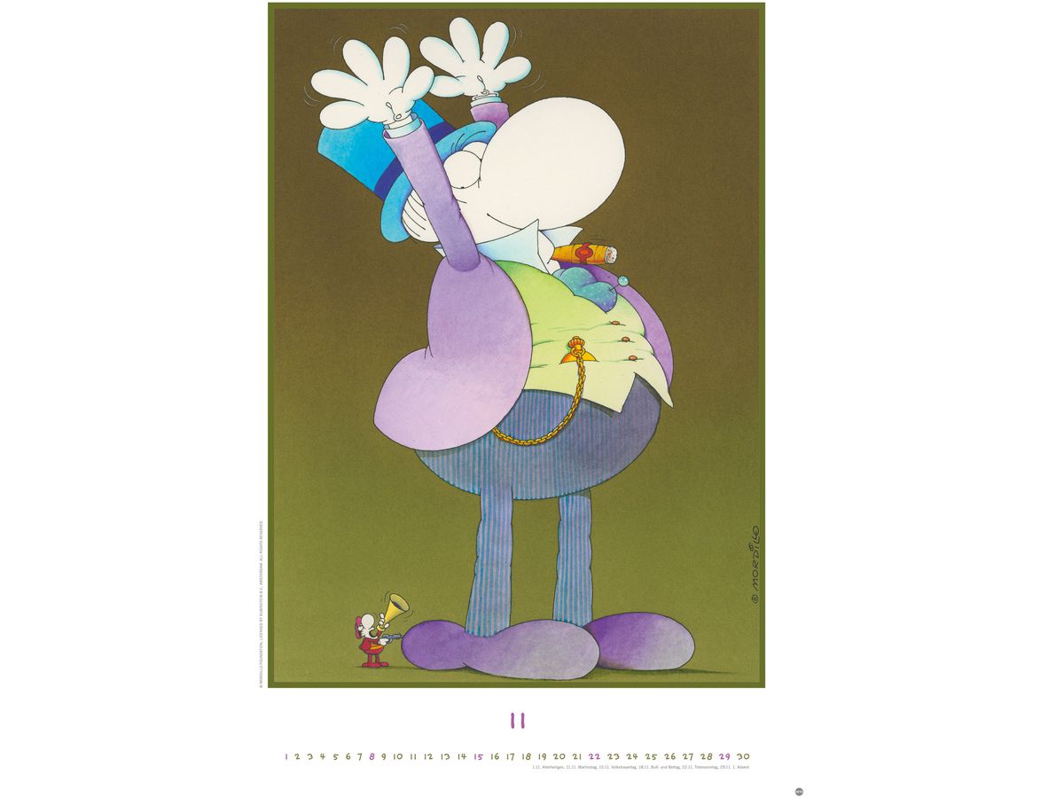 HEYE Bildkalender 2026 1200+26 Mordillo DE 37x53.5cm (9783756409488)