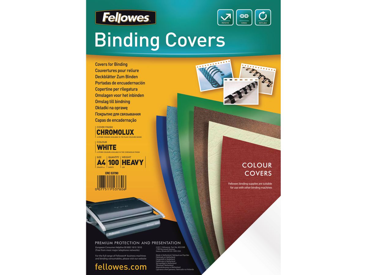FELLOWES Page de couverture Chromo 5378006 glossy 100 pcs. (0043859681068)