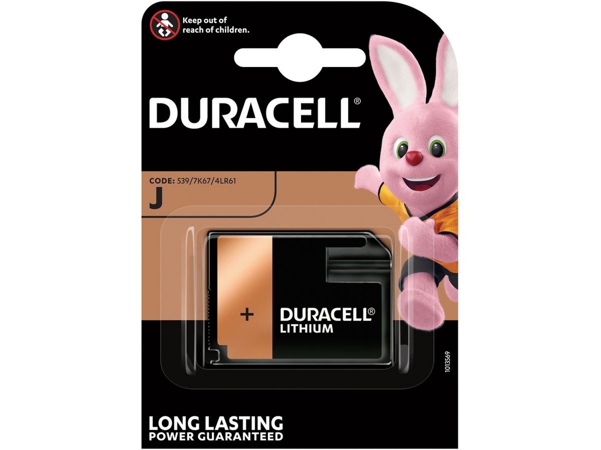 DURACELL Photobatterie Security 7K67 J, 4LR61, 6V (5000394767102)