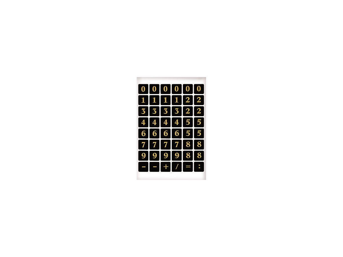 HERMA Folie 13×13mm 4131 gold, 1-9 2 Stück (4008705041317)