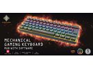 DELTACO TKL Gaming Keyboard mech RGB GAM-075-CH red switch, CH-Layout, black (7333048049186)