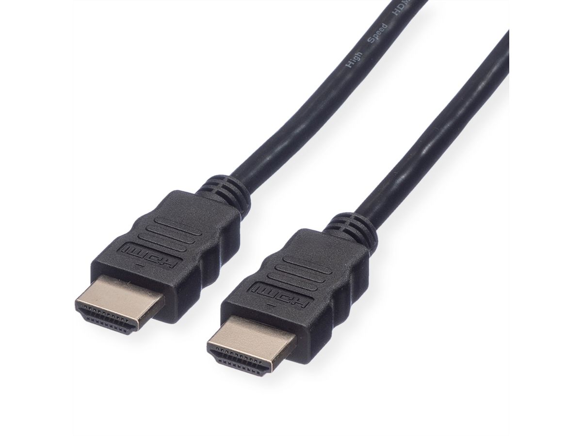 ROLINE HDMI High Speed Kabel, Eth. 11.04.5542 Black, ST/ST, 2160p, 3D 2m (7611990189991)
