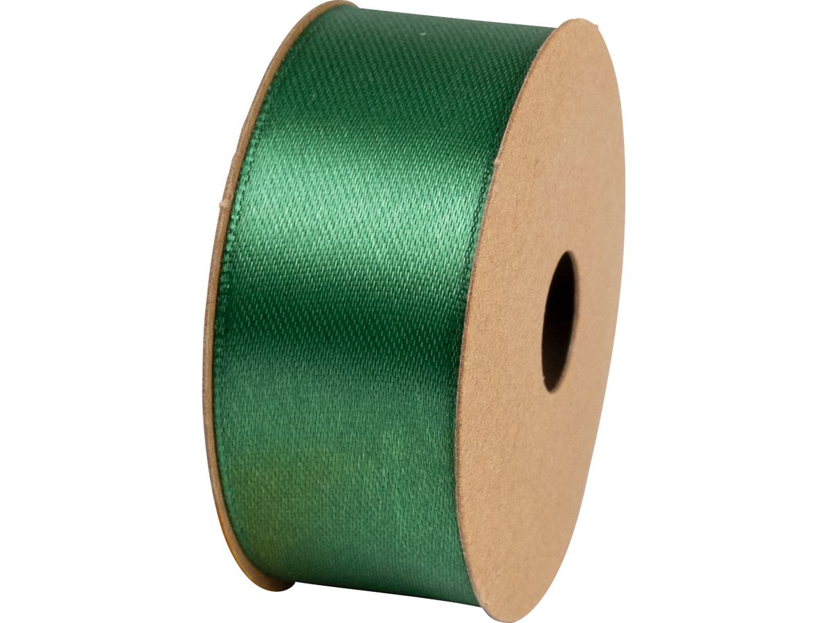 STEWO Ruban cadeau Satin Spule 2583410647 vert foncé 25mm 25x4m (7630050892398)