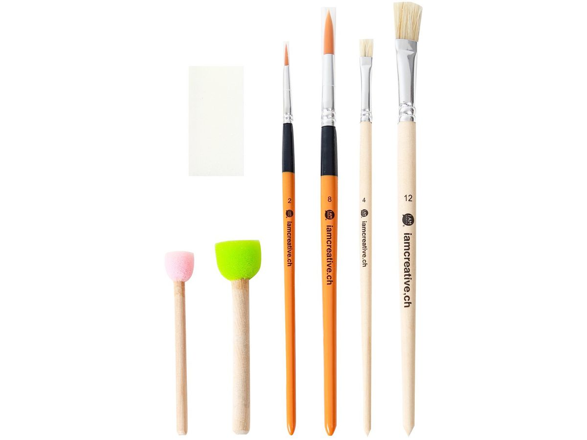 I AM CREATIVE Set de pinceaux Basic 1011.26 10 Pinceaux ass. (7611983215690)