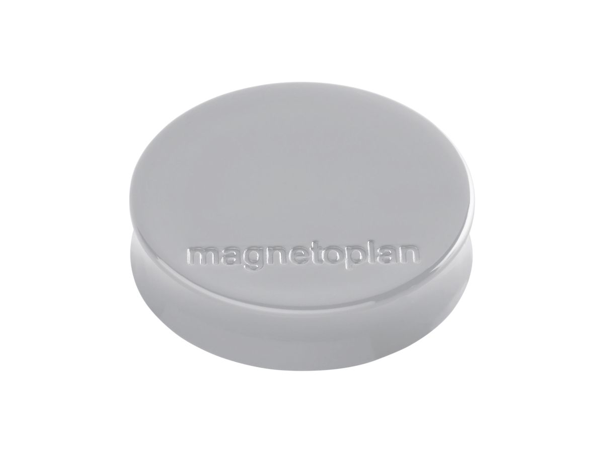 MAGNETOPLAN Magnet Ergo Medium 10 Stk. 1664001 grau 30mm (4013695058917)