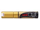 UNI-BALL Chalk Marker 8mm PWE-8K GOLD or (4902778222102)