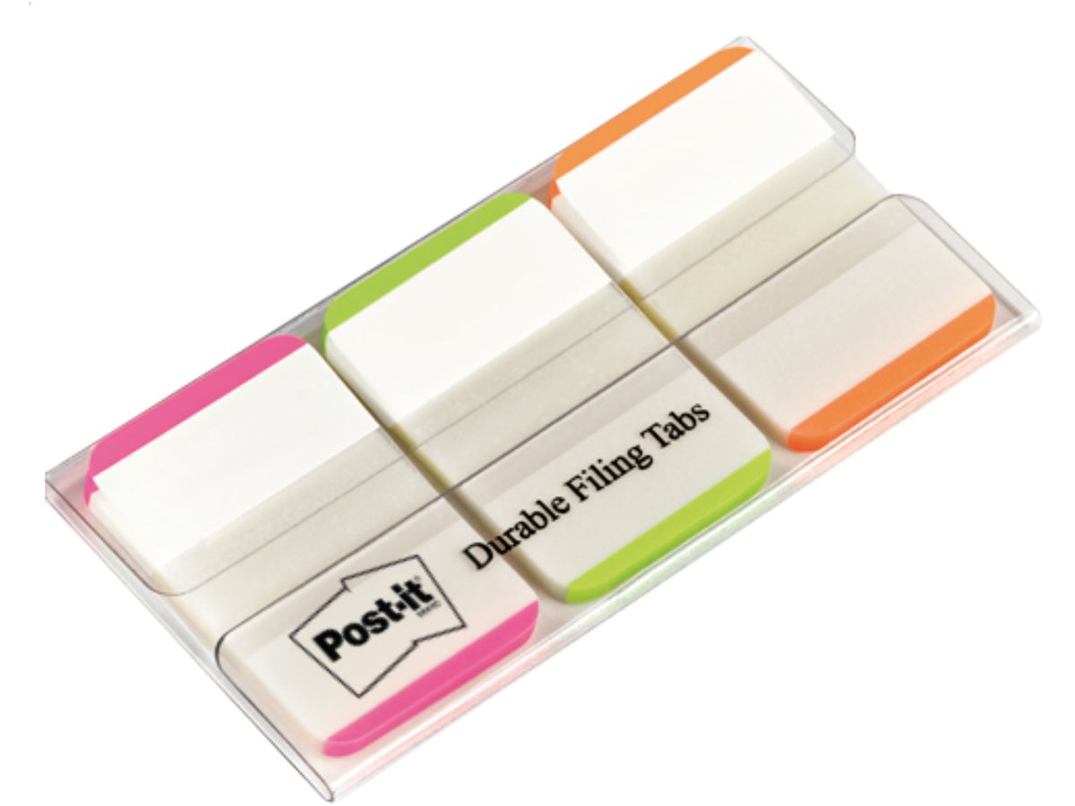 POST-IT Index STRONG Disp. 25,4x38mm 686L-PGO lila,grün,orange 3 Stück (0051141315515)