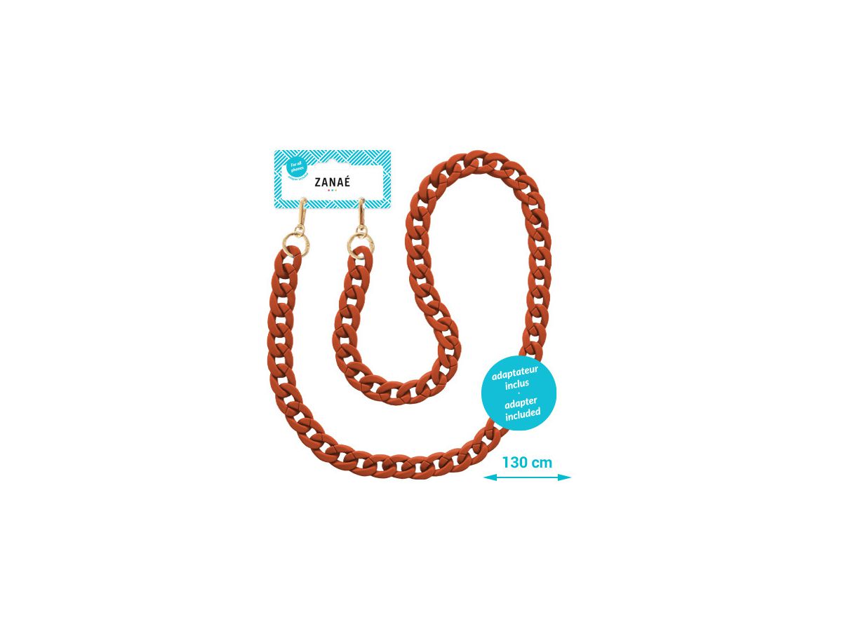 ZANAÉ Phone Necklace Autumn Leaf 17670 Fall & Mate red (3663838176704)